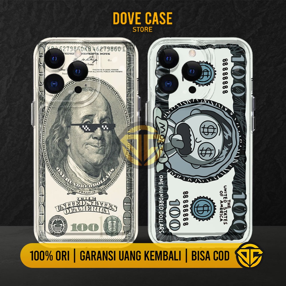 CLEAR CASE REALME C21Y C33 3 5 6 7 11 PRO C11 2020 C11 2021 C15 DOLLAR DOVE CASE Kesing Hp Clear Cas