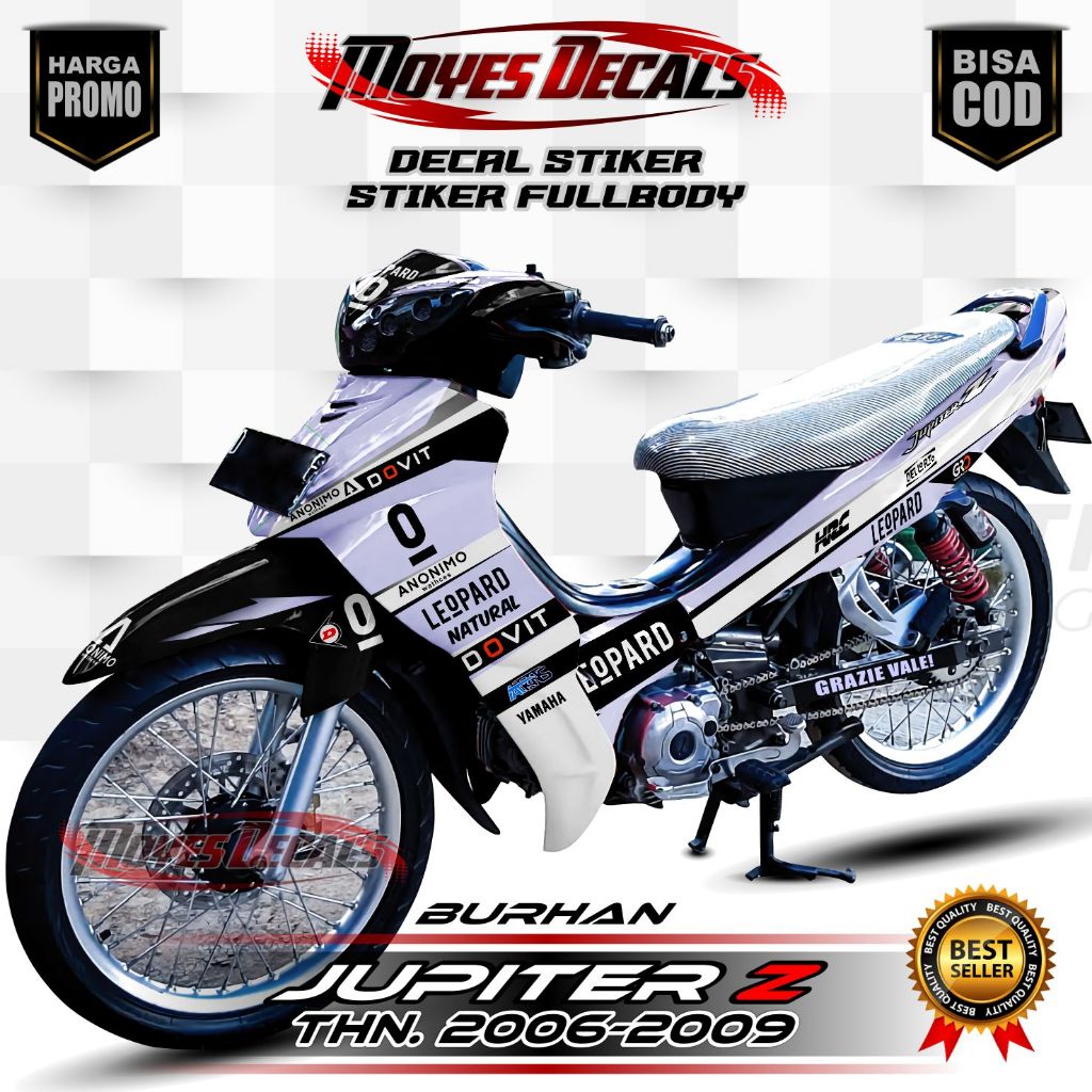 Terbaru Decal Jupiter Z Burhan 2006 / Stiker Variasi Jupiter Z Burung Hantu 2007 2008 2009