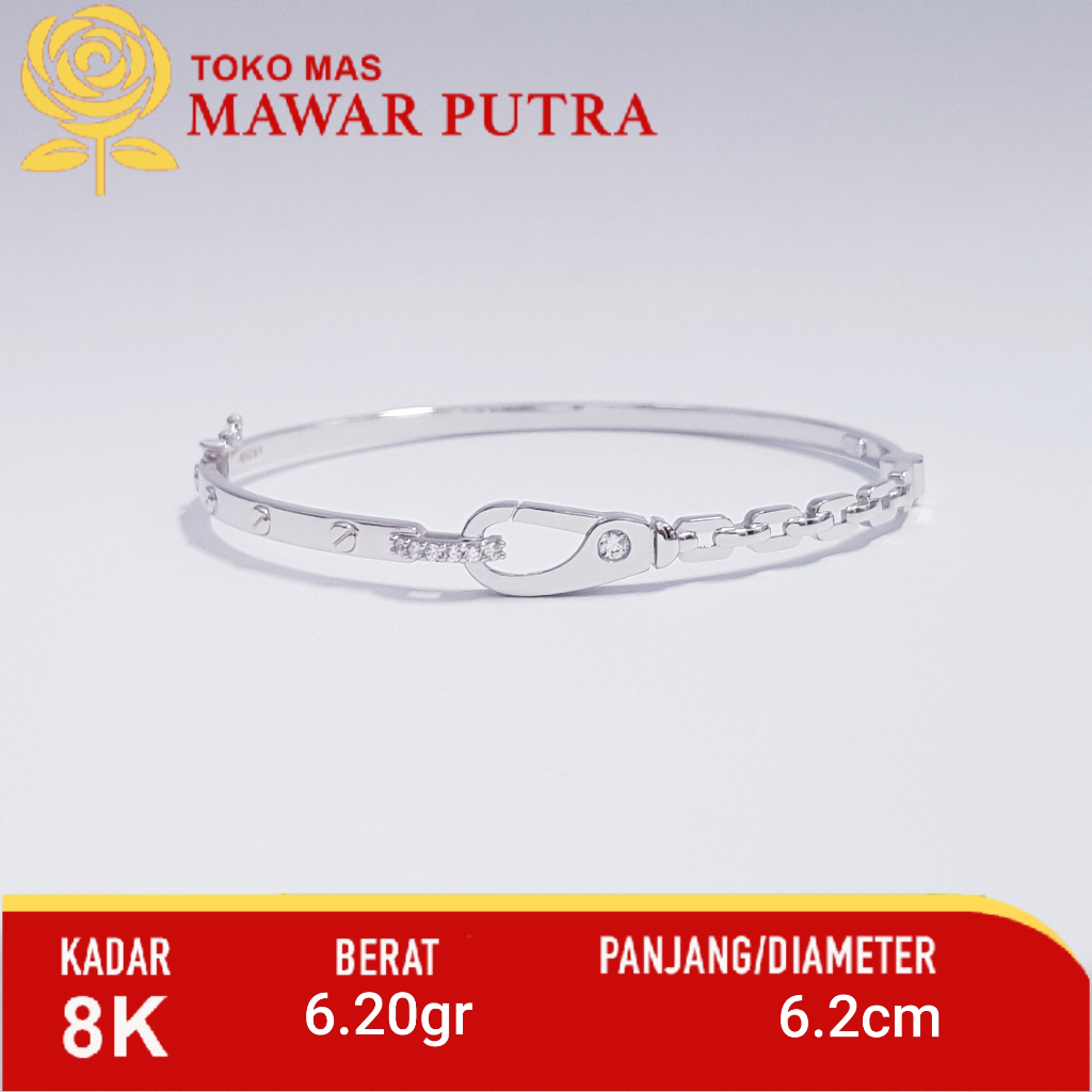 Gelang Oval Rantai Lock UBS Gold 00230779