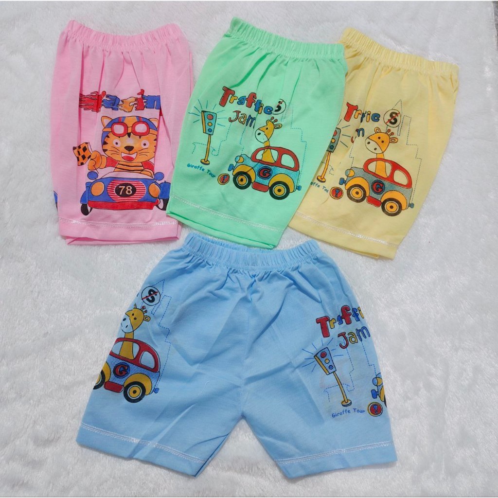 (1 PCS) RICKY Celana Pendek Anak Laki Laki / Perempuan / Cowok / Cewek Katun Bisa Pilih Warna Termur