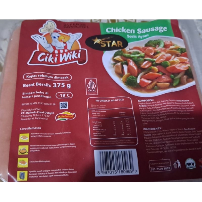

sosis star 375g