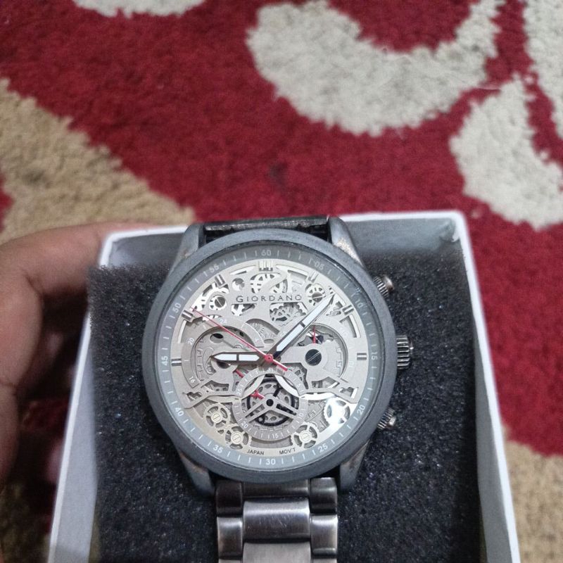 Jam tangan Original Giordano chtonograph big size preloved second bekas