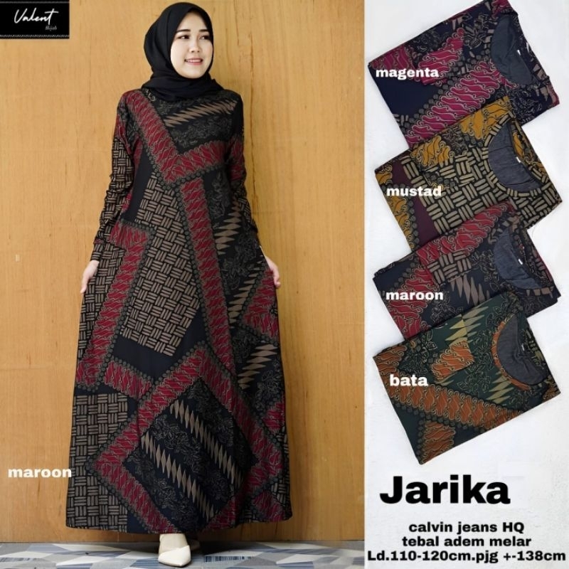GAMIS CALVIN  JEANS JUMBO JARIKA VELOZ MAXY BATIK YUSFINA