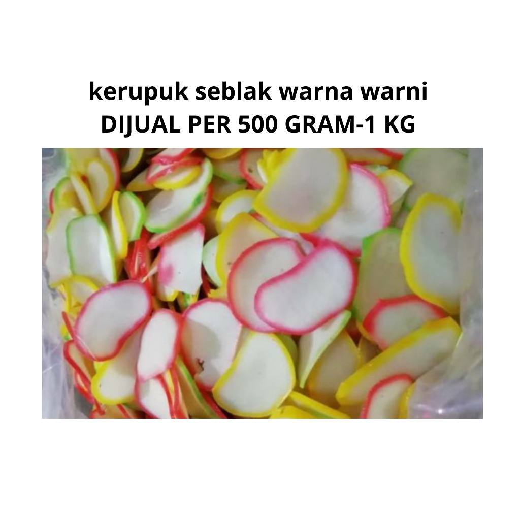 

KRUPUK SEBLAK MENTAH/KRUPUK SEBLAK ORANGE