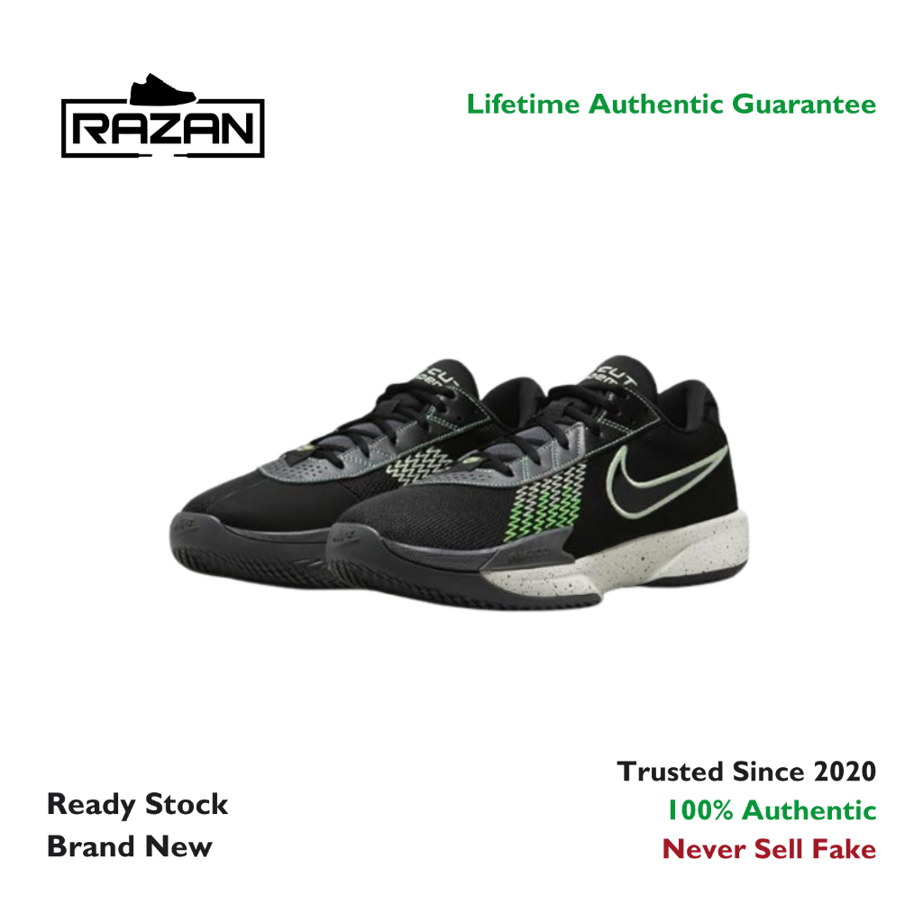 Nike Air Zoom GT Cut Academy EP Black Barely Volt 100% Authentic FB2598 001