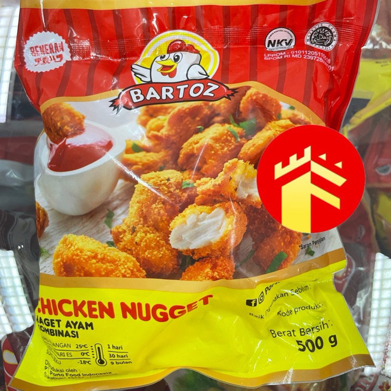 

BARTOZ CHICKEN NUGGET 500 GR NAGET AYAM BARTOZ