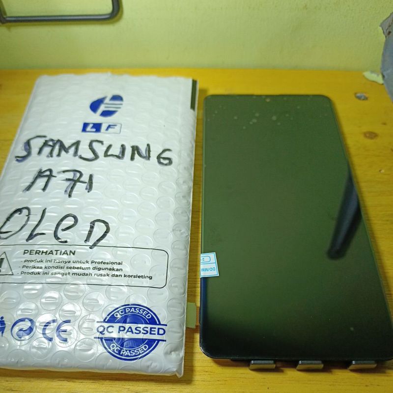 LCD SAMSUNG A71 FULL SET KUALITAS OLED FINGERPRINT ON