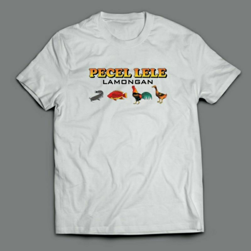 kaos pecel lele lamongan