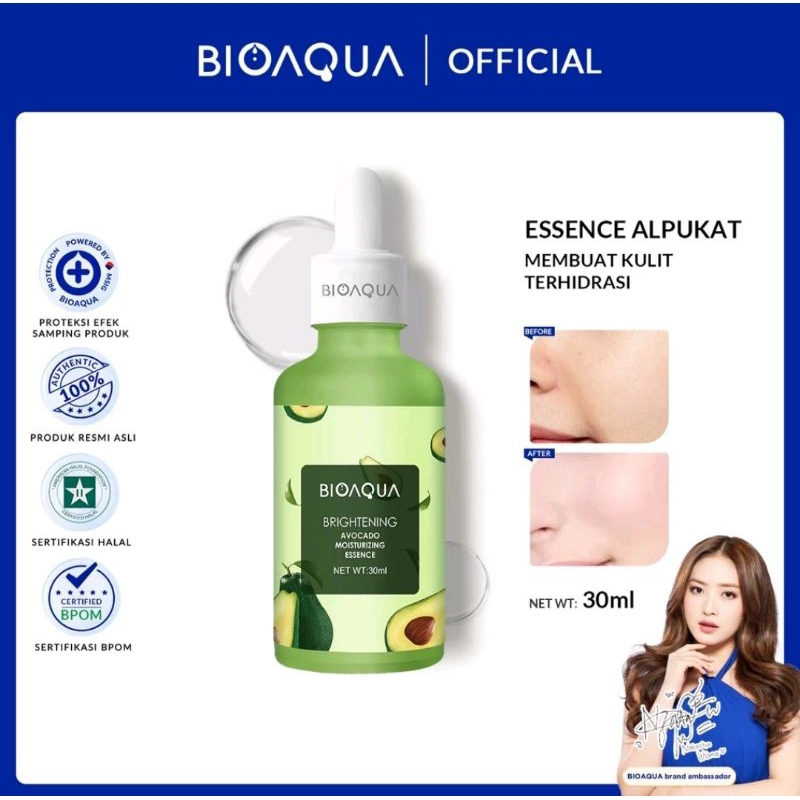 【BPOM】BIOAQUA Avocado Moisturizing Essence 30ml serum wajah
