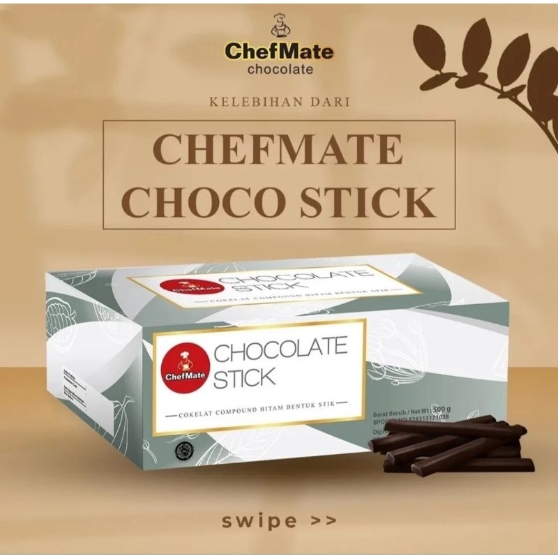 

CHOCO STIK CHEFMATE 100gram || REPACK