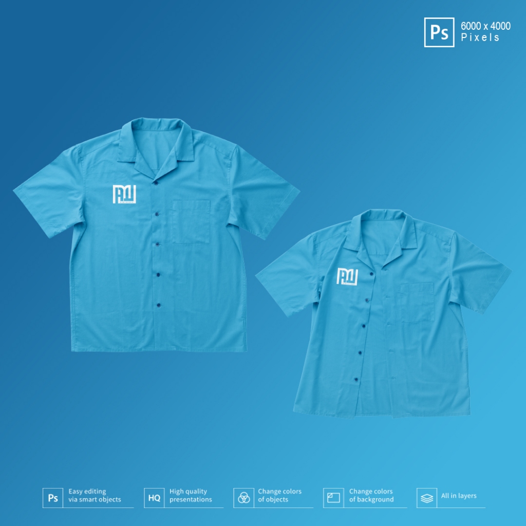 MOCKUP KEMEJA PANTAI SANTAI