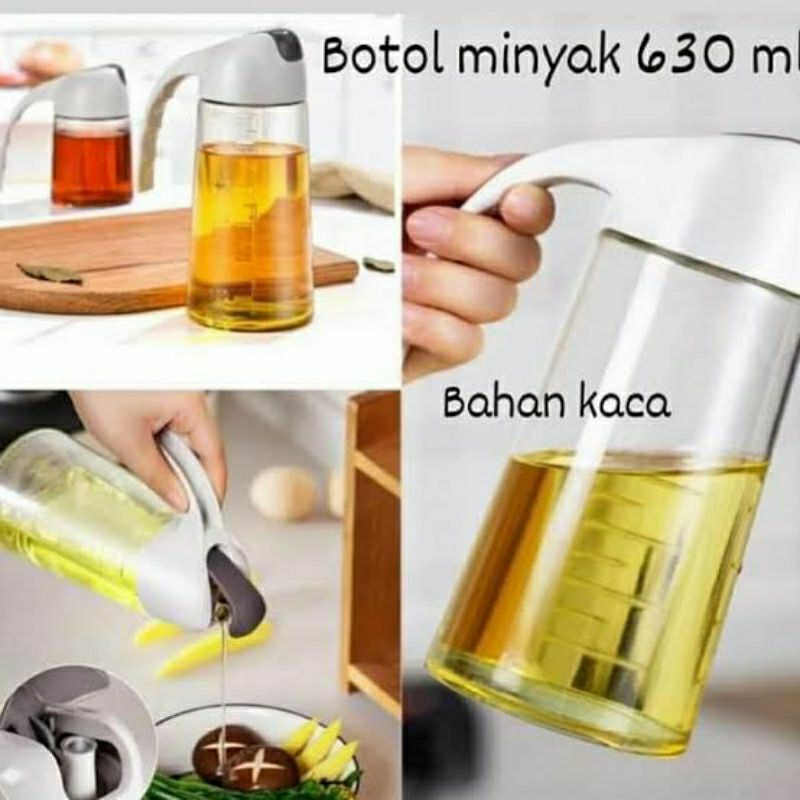 Oil pot kaca tempat minyak