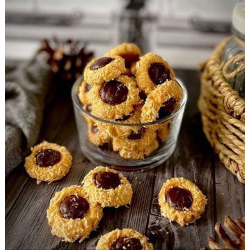 

Thumbprint cookies Coklat