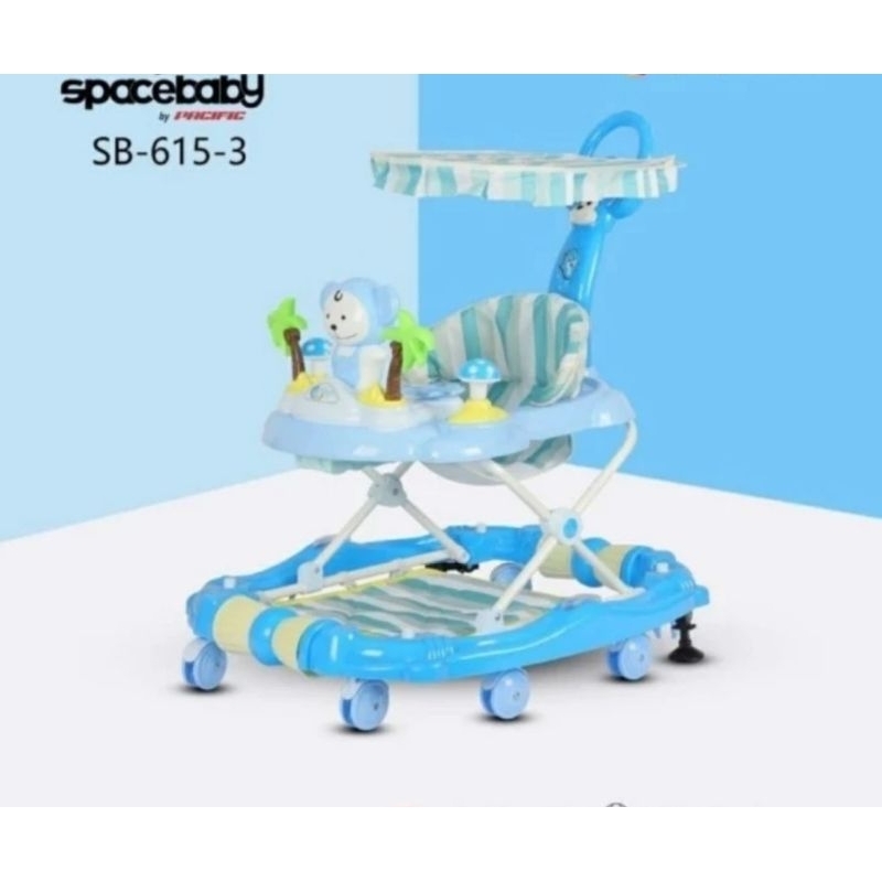 Babywalker Spacebaby SB 615-3 Pacific Baby Walker Space Baby SB615
