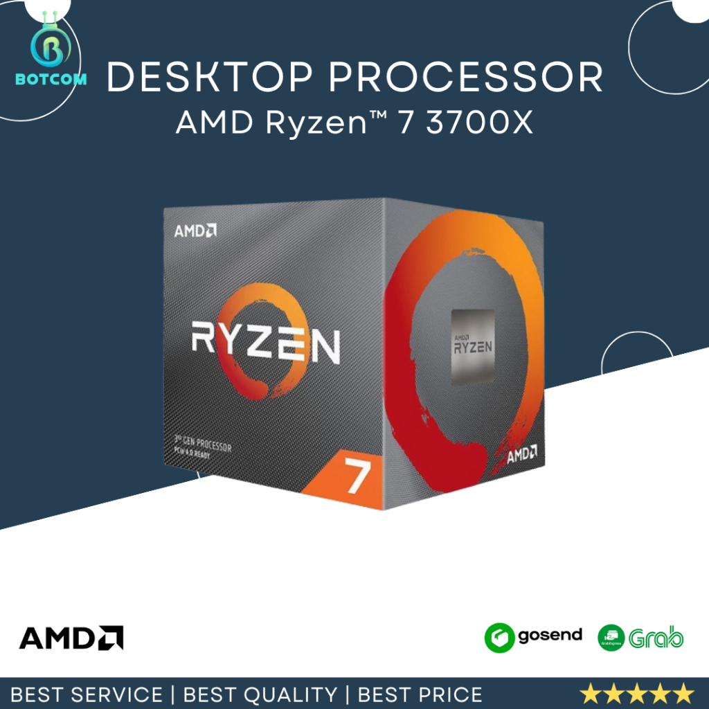 AMD RYZEN 7 3700X MATISSE ZEN 3 SOCKET AM4 - 8 Cores 16 Threads - 3.6GHz UP TO 4.4GHz | DESKTOP PROC