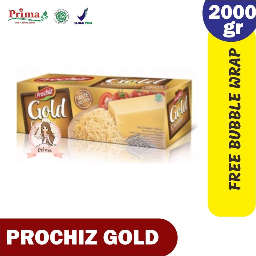 

Keju cheddar - prochiz gold 2kg