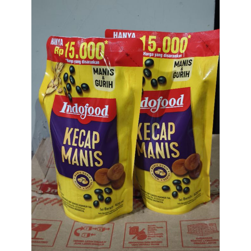 

Kecap manis Indofood 520ml