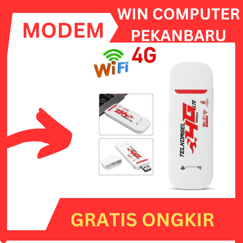 Modem Telkomsel 4G LTE (Unlock) - Up To 500mbps / Modem usb Telkomsel / Modem 4G Lte telkomsel