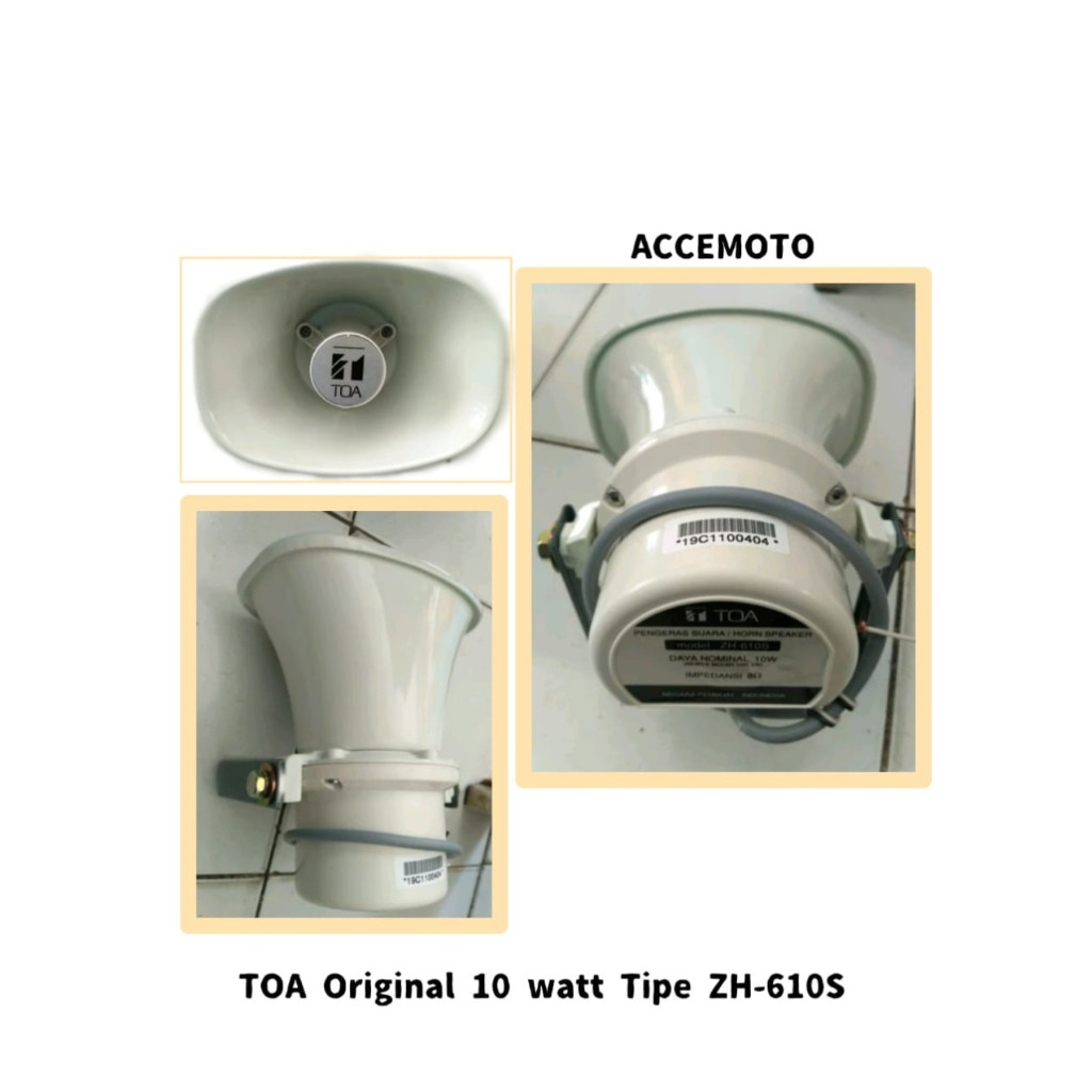 Horn Speaker Zh610S Zh 610S Zh 610 S Zh610S 10W original asli