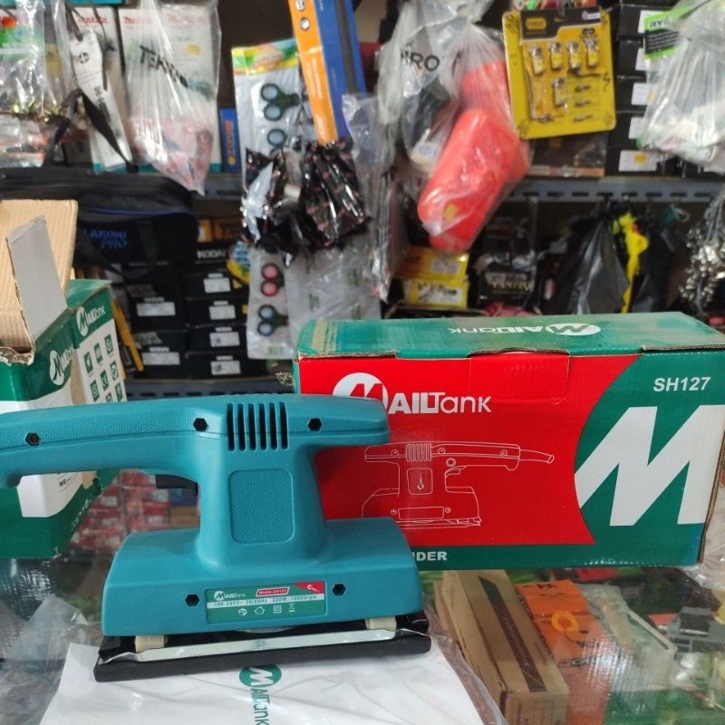 Mailtank SH127 Mesin Amplas Kayu Tembok Belt Sander Elektrik 600W