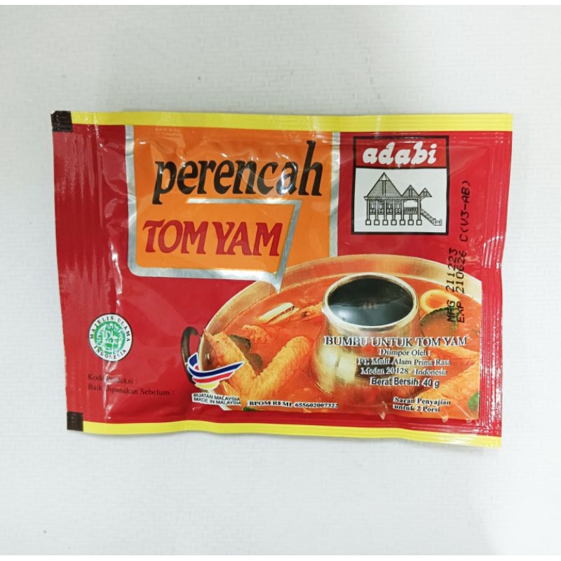 

Perenceh tomyam adabi 40gr