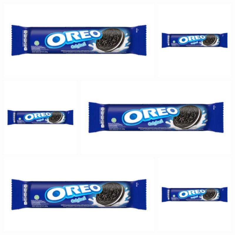 

Oreo Original Biskuit Sandwich Coklat Dengan Krim Rasa Vanila 119.6 GR