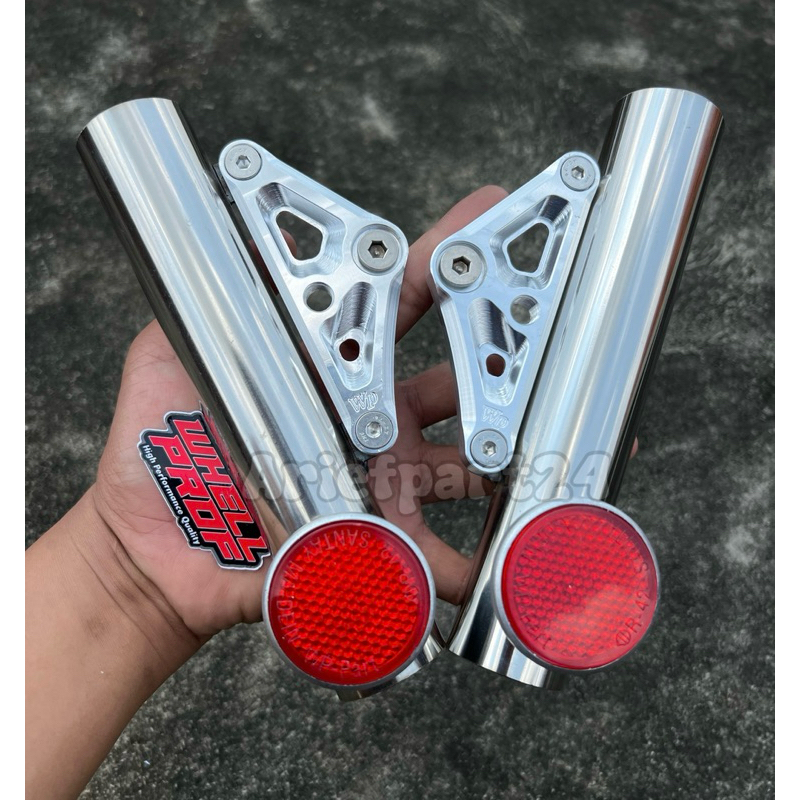 kupingan lampu cnc set pangkon lampu cnc as 33 stanlise handmade set mata kucing pangkon lampu as 33