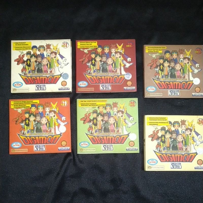 VCD Film Digimon Tamers Digimon 03 Vol 11 sampai 24 Harga Satuan Original