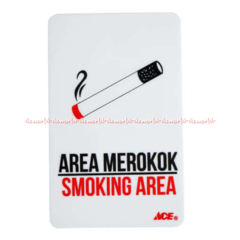 

Krisbow Sticker 16cm Anodized Acrilic Area Merokok Smoking Area Akrilik Warna Putih Stiker Pemberitahuan Kawasan Merokok