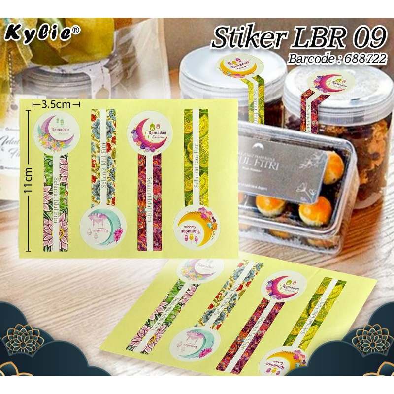 

stiker LBR idul fitri 09 / lebaran ramadhan / stiker toples lidah