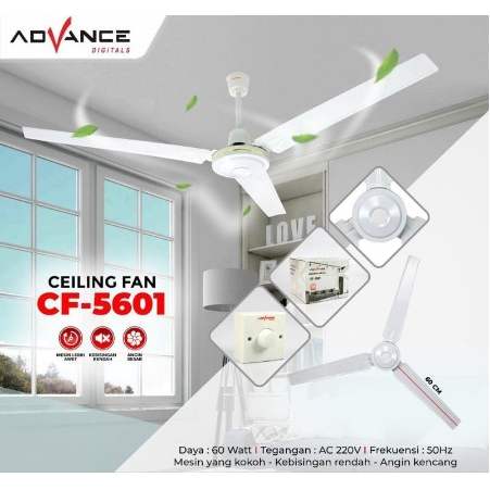 Kipas Angin GANTUNG Advance CF 5601 Ceiling Fan Besi