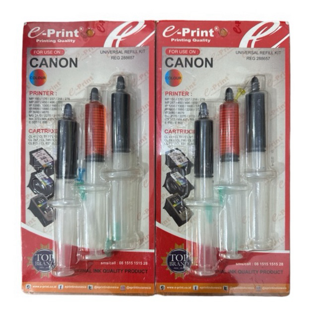 TINTA SUNTIK EPRINT E-PRINT CANON / TINTA CANON PAPAN / TINTA SUNTIK