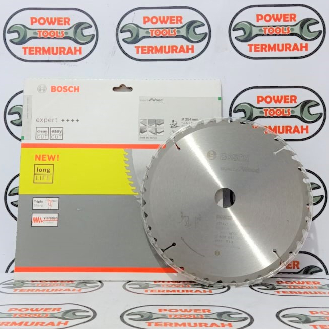 

Circular Saw Blade BOSCH 10" x 40T Mata Gergaji Kayu Piringan Bulat