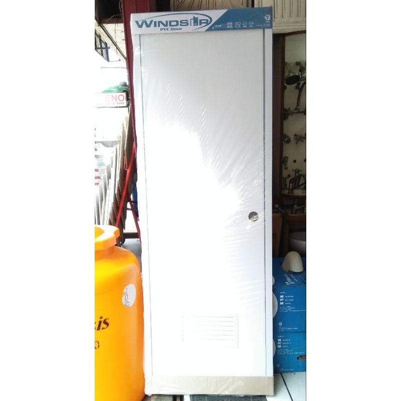 Pintu Kamar Mandi Plastik PVC Putih