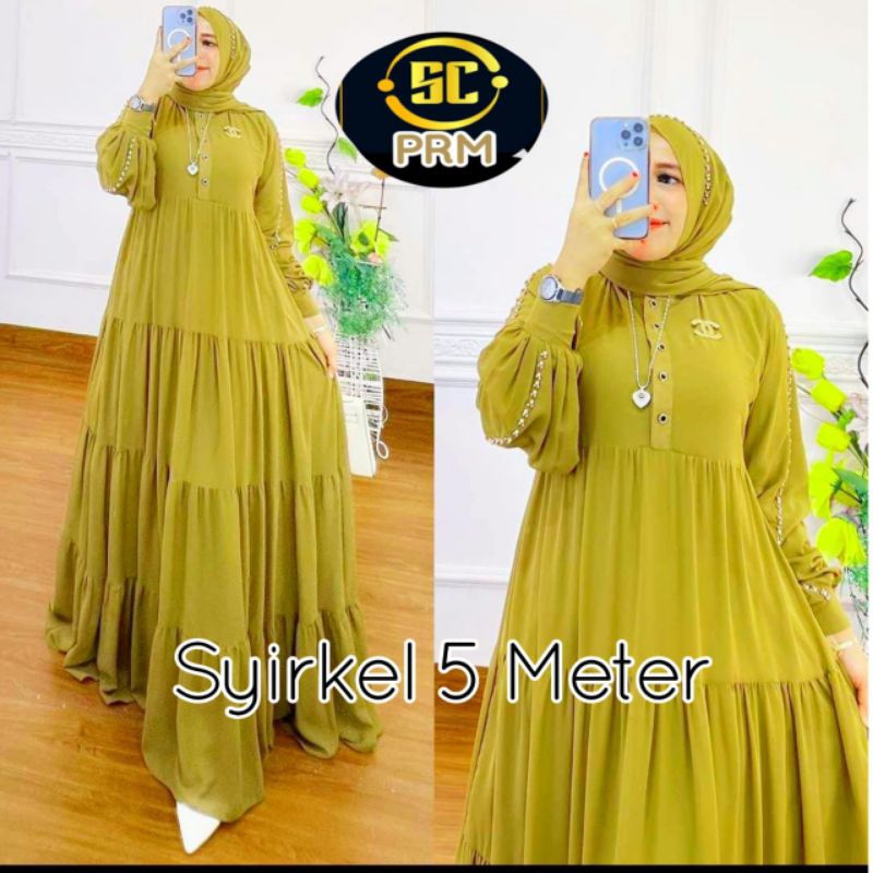 GAMIS CERUTY SUPER MEWAH/GAMIS WANITA IMPORT PREMIUM