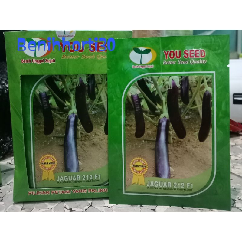 Benih Terong Ungu Jaguar 212 f1 isi 1100 butir