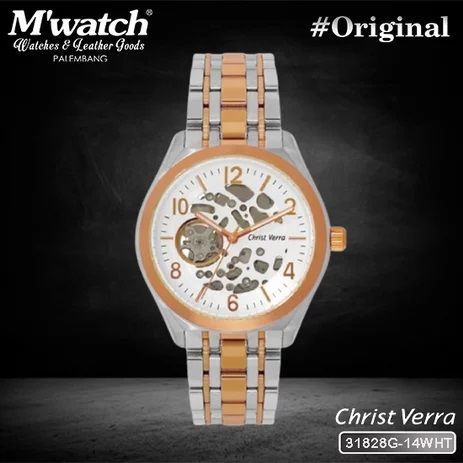 JAM TANGAN PRIA CHRIST VERRA 31868G-14 WHT