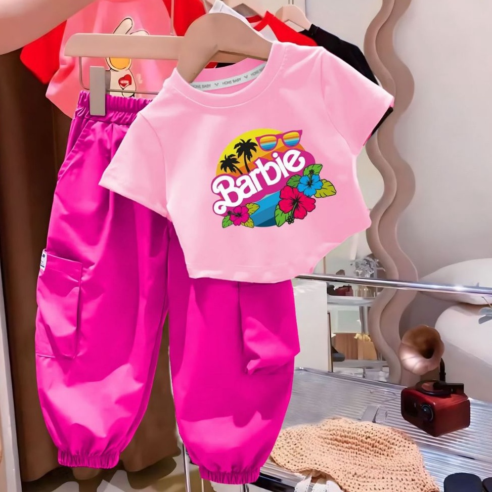 Terjangkau SETELAN ANAK PEREMPUAN 15 TAHUN  BARBIE BALI  CELANA TWILL