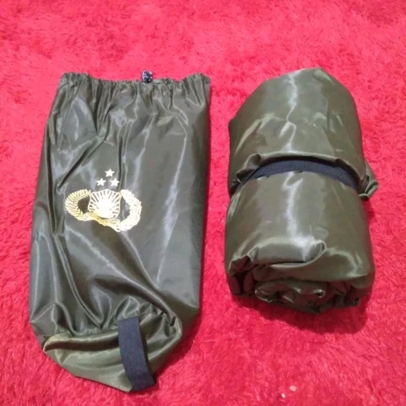 Sleeping bag hijau jatah Brimob Polri