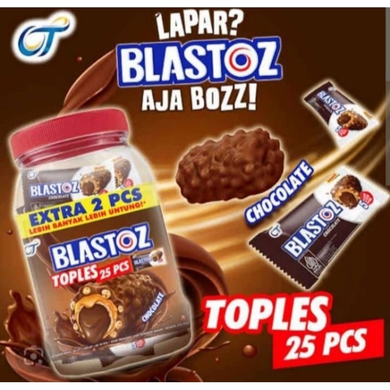 

BLASTOZ : 1 Toples isi 25 pcs (+ Bonus 2 pcs) @15 gr