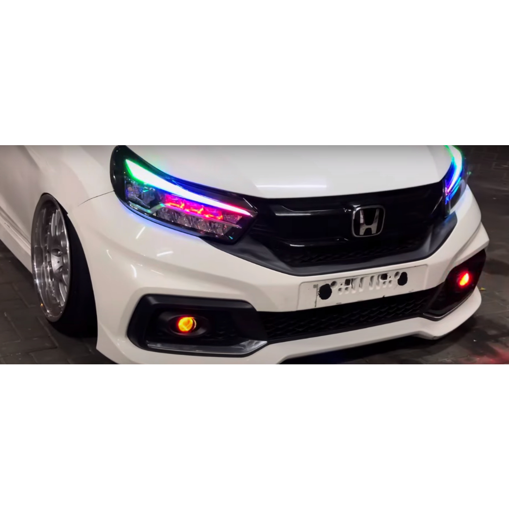 DRL Aes Huracan Alis RGB 30cm Brio Mobilio BRV Sein Running Welcome Light Meteor Garansi