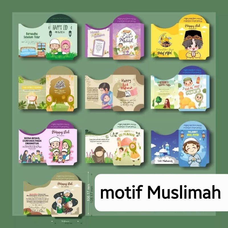 

amplop lebaran ukuran medium