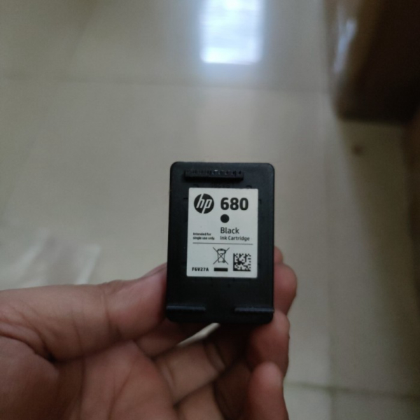 Unik Original Cartridge Tinta HP-680 Black Bekas /Kosongan Limited