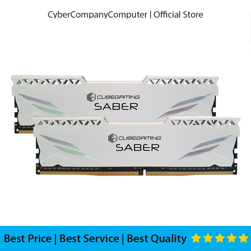 CUBE GAMING Saber DDR4 3200MHz PC25600 16GB (2x8GB) / RAM 16GB / Ram DDR 4 Komputer