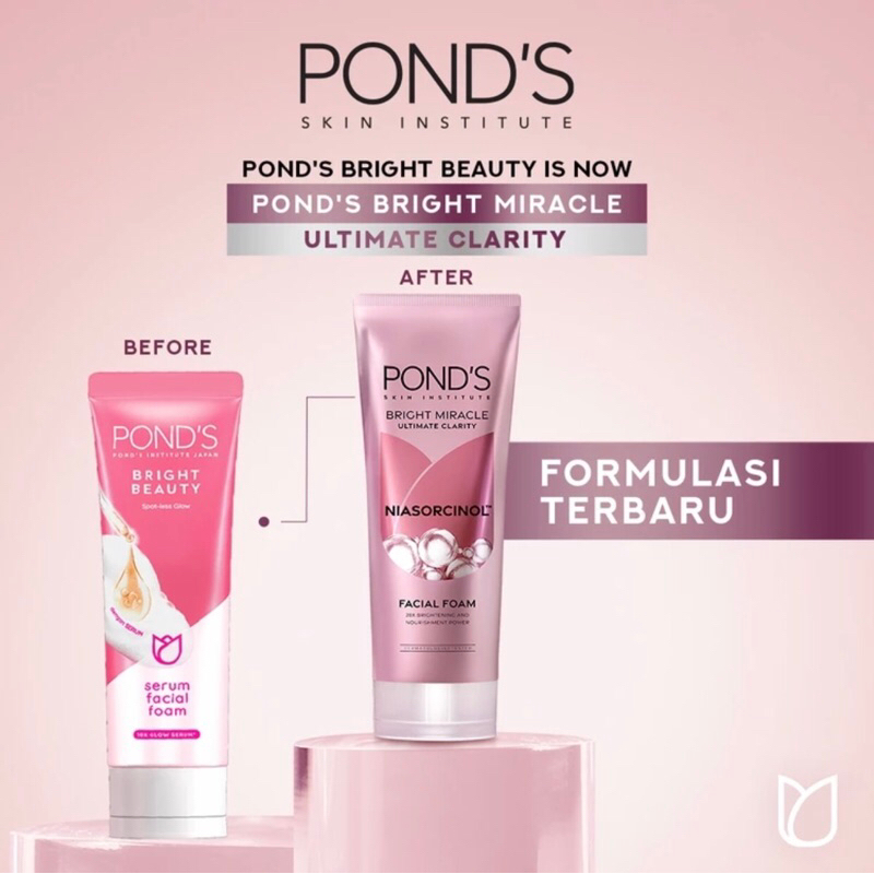 PONDS Facial Foam Bright Beauty | Pure White 50GR