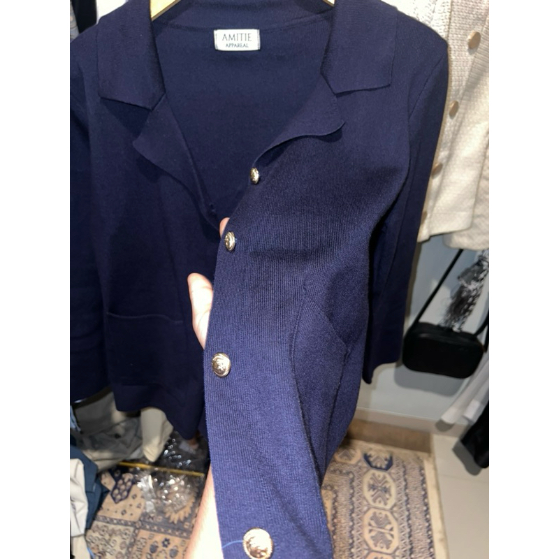 Preloved cardigan old money style korean style blazer like new