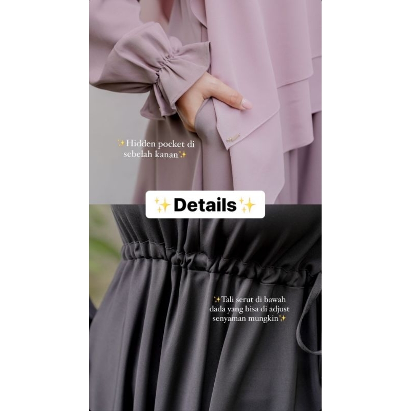 ready siap kirim Prisha dress size XL