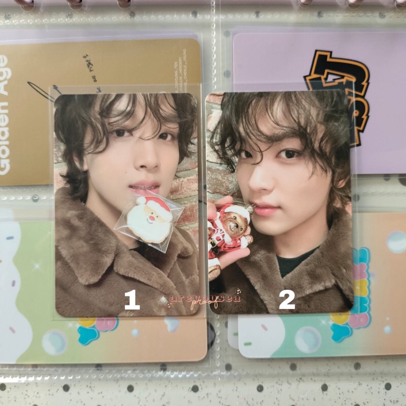 WTS PC PHOTOCARD HAECHAN PINK CHRISMAST XMAST MANGAP GIGIT KUE HAECHAN KITING CENTIL STARRIVER SOUND