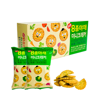 

WEIHAI Mini Crackers 8 Vegetables (2pcs @ 40gr) 80gr