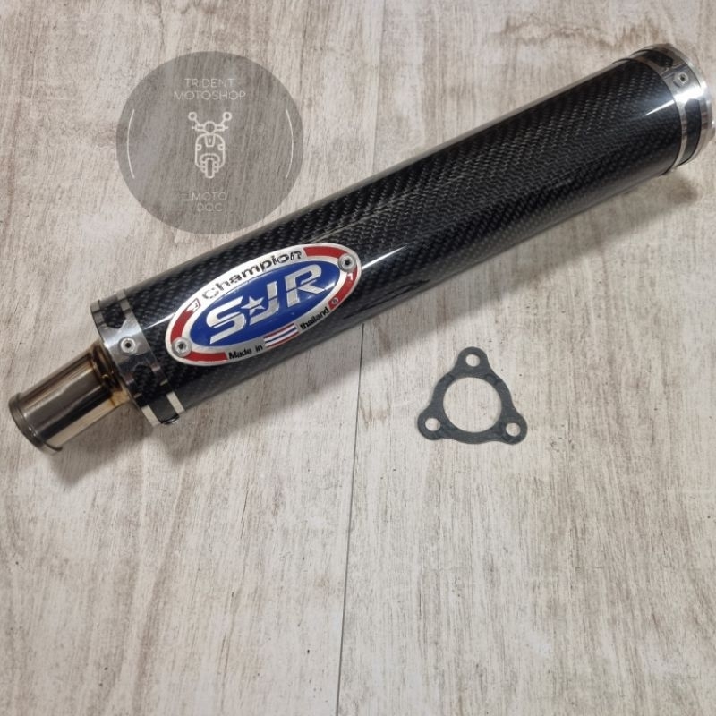 Silincer Knalpot SJR carbon kevlar corong titanium NINJA R NINJA RR Original SJR Thailand
